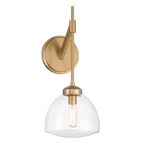 Savoy House Lighting Corbin Warm Brass Sconce