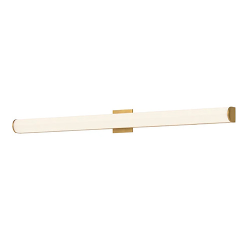 Kuzco Lighting Longitude Brushed Gold LED Vertical Bathroom Light