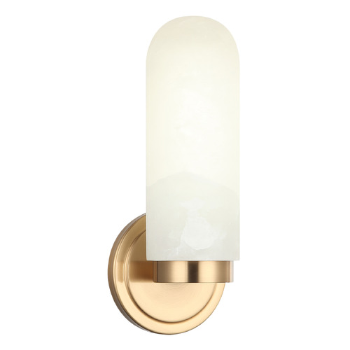 Matteo Lighting Capsula Aged Gold Brass LED Sconce