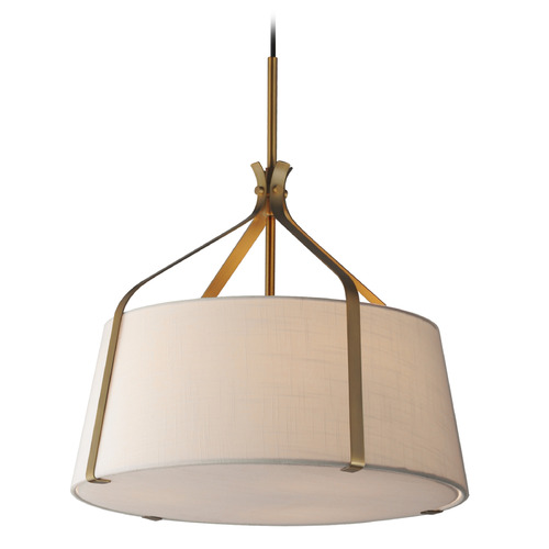 Maxim Lighting Bandera Natural Aged Brass Pendant Light with Empire Shade
