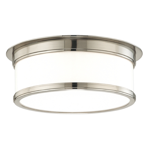 Hudson Valley Lighting Geneva Flush Mount in Satin Nickel by Hudson Valley Lighting 715-SN