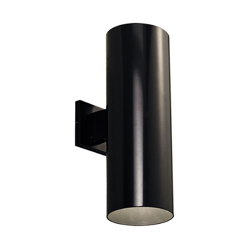 Cylinder Black Outdoor Wall Light by Progress Lighting