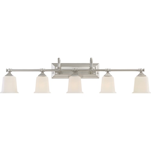 Quoizel Lighting Nicholas Brushed Nickel Bathroom Light by Quoizel Lighting NL8605BN