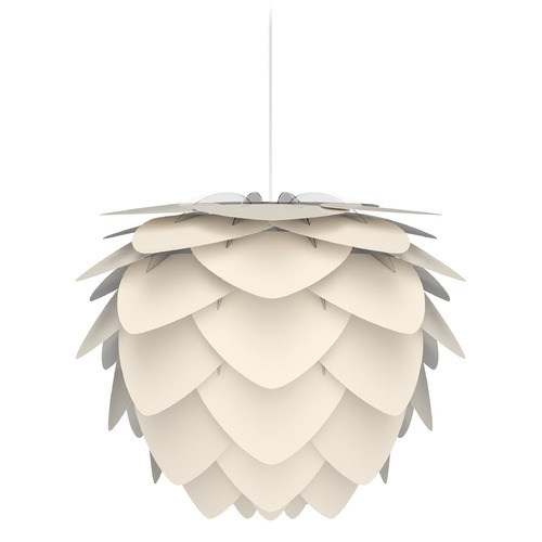 UMAGE White Swag Light with Pearl White Metal Shade 2127_4009