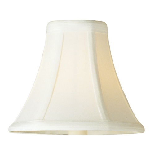 Maxim Lighting Frosted Ivory Bell Lamp Shade with Uno Assembly by Maxim Lighting SHD123WH