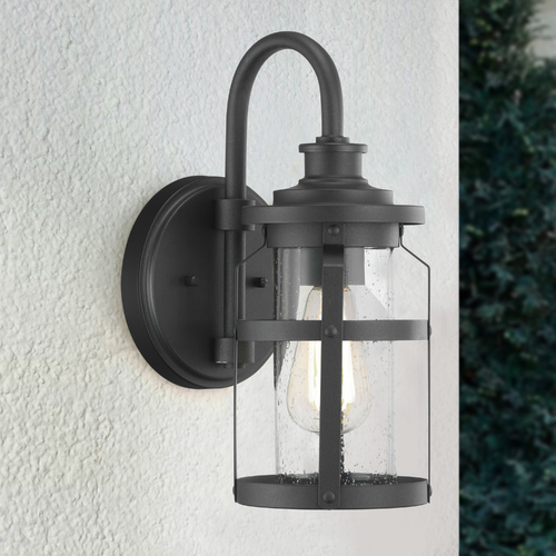 Haslett Black Outdoor Wall Light by Progress Lighting