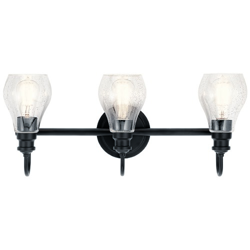 Kichler Lighting Greenbrier 23.75-Inch Black Vanity Light by Kichler Lighting 45392BK