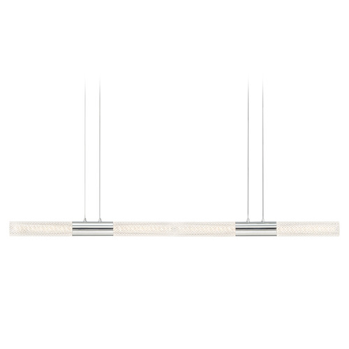 Eurofase Lighting Crossley 53-Inch LED Linear Pendant in Chrome by Eurofase Lighting 39312-013