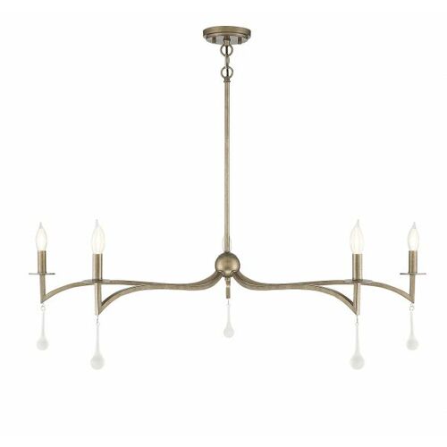 Laramie 5-Light Chandelier in Chelsea Gold by Savoy House