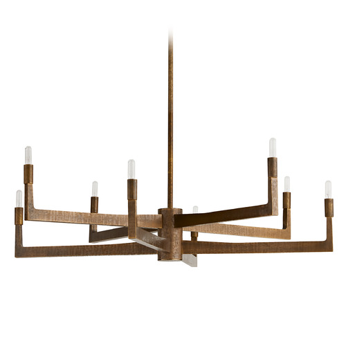 Arteriors Home Lighting Griff Chandelier in Antique Brass by Arteriors Home 89485