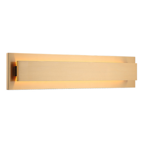 Baretta Aged Gold Brass LED Sconce by Matteo Lighting