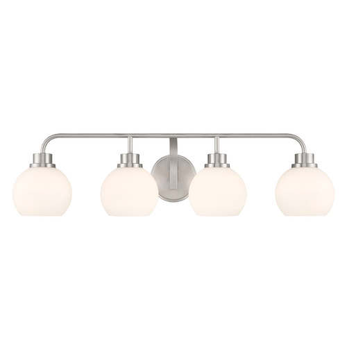 Meridian Brushed Nickel Bathroom Light