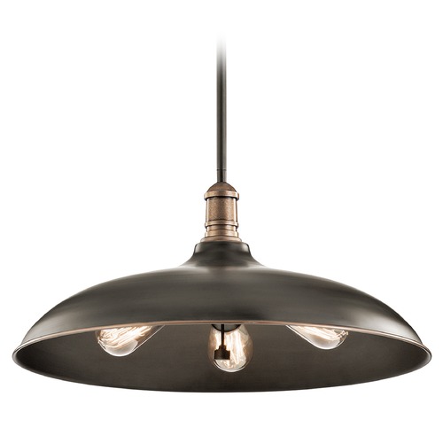 Kichler Lighting Cobson 20-Inch Olde Bronze Pendant by Kichler Lighting 42649OZ