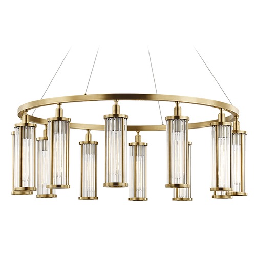 Marley Aged Brass Chandelier by Hudson Valley Lighting