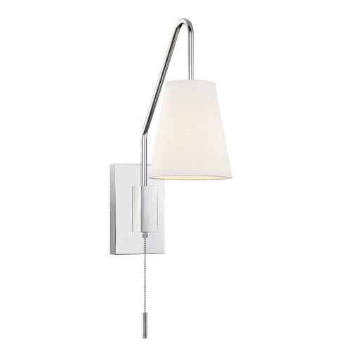 Owen Polished Nickel Sconce by Savoy House