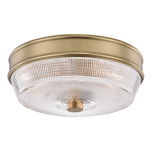 Mitzi by Hudson Valley Lacey Aged Brass Flush Mount by Mitzi by Hudson Valley H309501-AGB