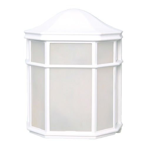 Satco Lighting White LED Outdoor Wall Light by Satco Lighting 62/1416