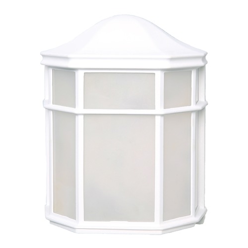 White LED Outdoor Wall Light by Satco Lighting