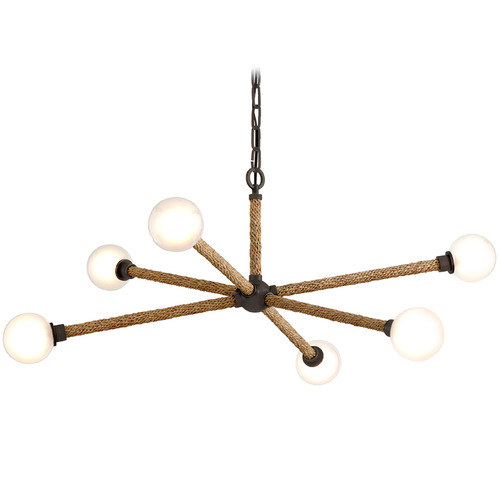 Troy Lighting Troy Lighting Nomad Bronze LED Chandelier F7256-BRZ