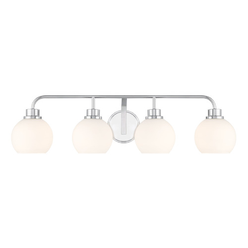 Meridian Chrome Bathroom Light