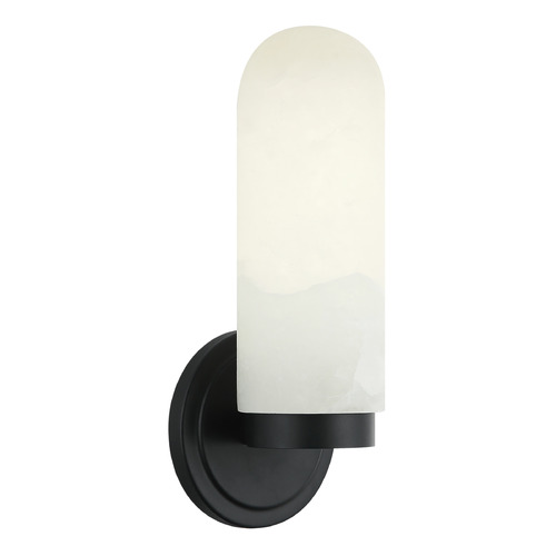 Matteo Lighting Capsula Matte Black LED Sconce