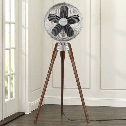 Fanimation Fans Arden 44-Inch Tall Portable Floor Fan in Satin Nickel FP8014SN