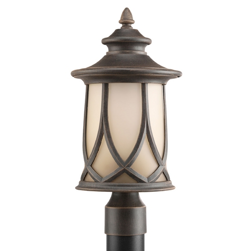 Resort Post Light in Aged Copper by Progress Lighting