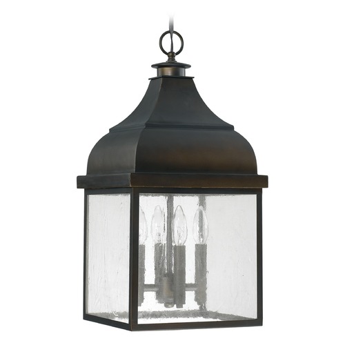 Capital Lighting Westridge Outdoor Hanging Lantern in Old Bronze by Capital Lighting 9646OB