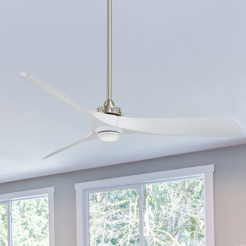 Aviation 60-Inch LED Fan in Brushed Nickel by Minka Aire