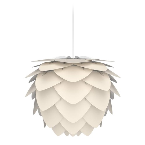 UMAGE White Swag Light with Pearl White Metal Shade 2128_4009