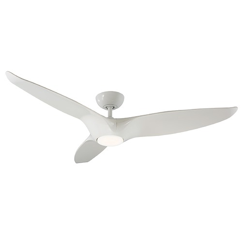 Morpheus 60-Inch LED Outdoor Fan in Gloss White by Modern Forms
