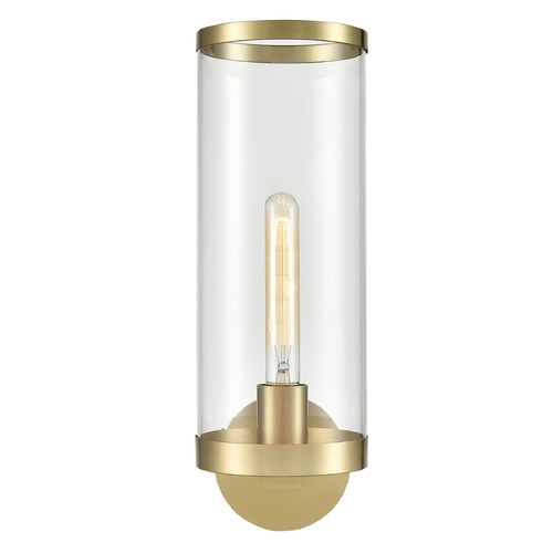 Alora Lighting Revolve II Natural Brass Sconce by Alora Lighting WV311601NBCG