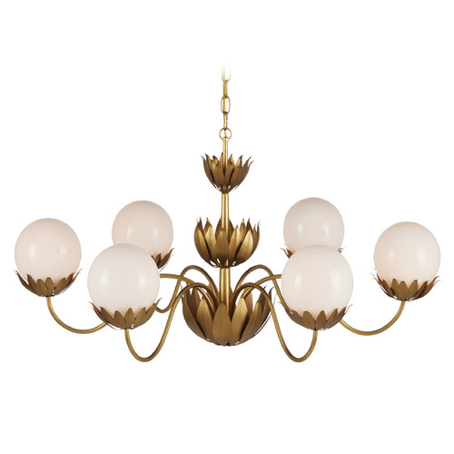 Currey and Company Tom Caldwell Mirasole Gold Leaf / Gold Chandelier