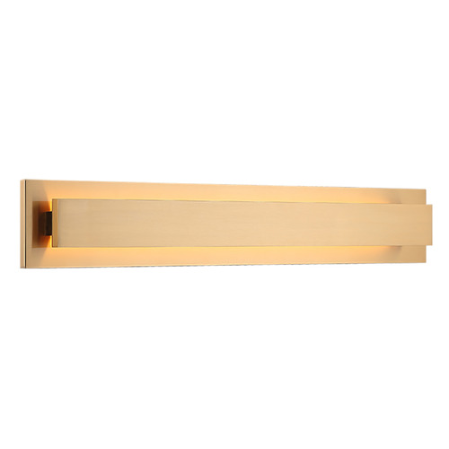 Baretta Aged Gold Brass LED Sconce by Matteo Lighting
