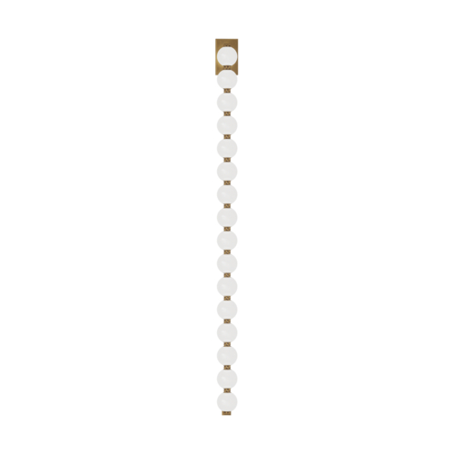 Visual Comfort Modern Collection Visual Comfort Modern Collection Perle Natural Brass LED Sconce SLWS23227NB