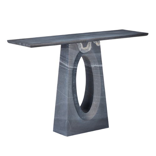 Currey and Company Demi Black Sofa Table