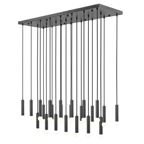 Z-Lite Stari Matte Black Multi-Light Pendant
