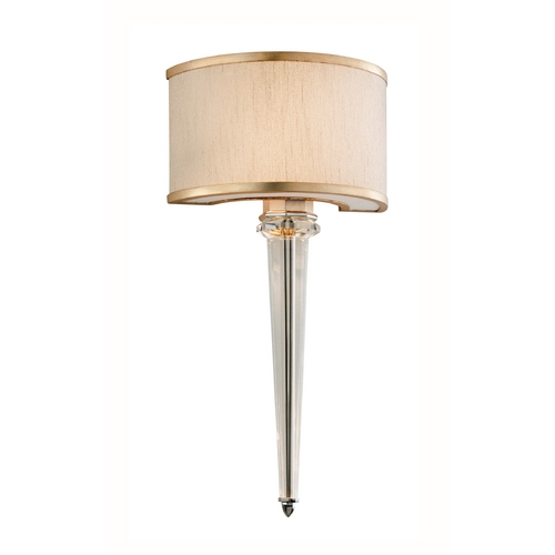 Corbett Lighting Harlow Crystal Sconce in Tranquility Silver Leaf by Corbett Lighting 166-12