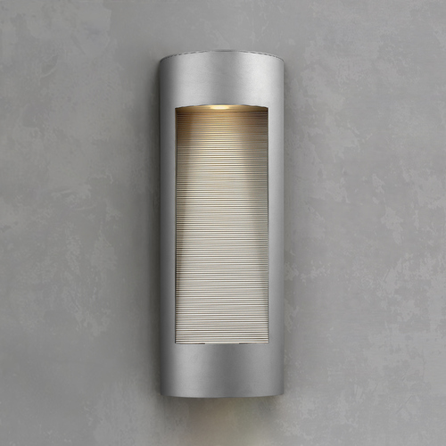 Luna 24-Inch LED Outdoor Wall Light in Titanium by Hinkley Lighting