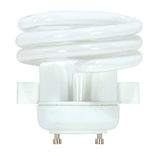 Satco Lighting 18W GU24 Mini Spiral Compact Fluorescent Bulb 2700K by Satco Lighting S8228