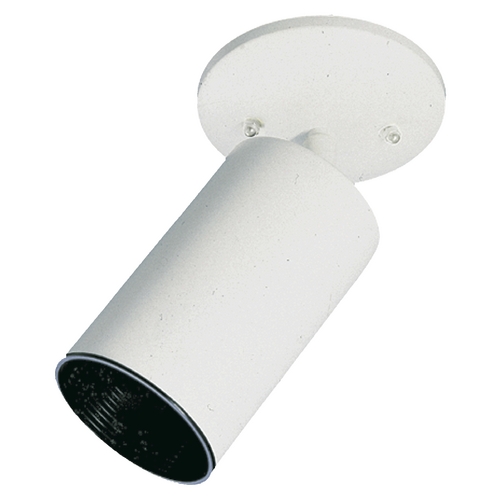 9-Inch Directional Ceiling Mount in White with Black Ribbed Interior by Quorum Lighting
