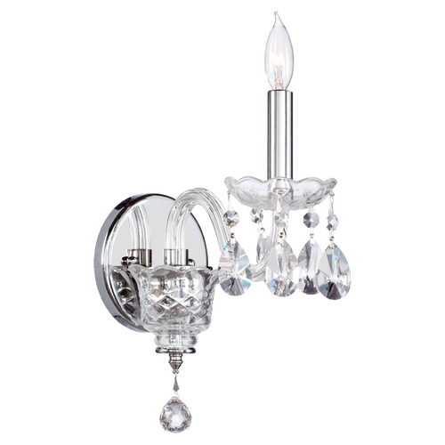 Bohemian Katerina Chrome Sconce by Quorum Lighting