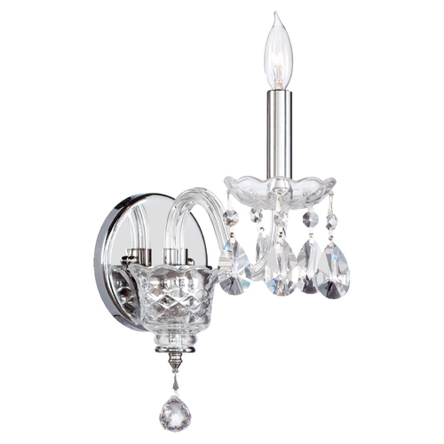 Quorum Lighting Bohemian Katerina Chrome Sconce by Quorum Lighting 631-1-514