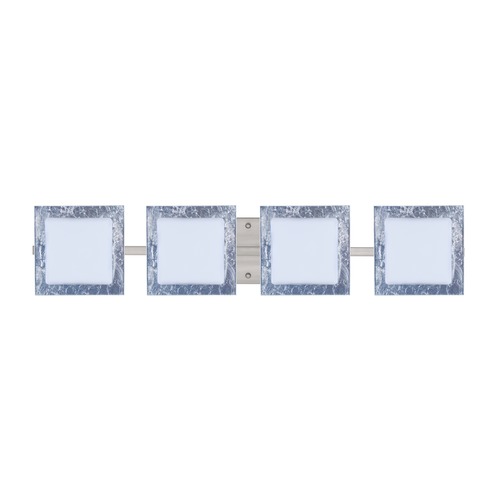 Besa Lighting Besa Lighting Alex Satin Nickel LED Bathroom Light 4WS-7735SF-LED-SN