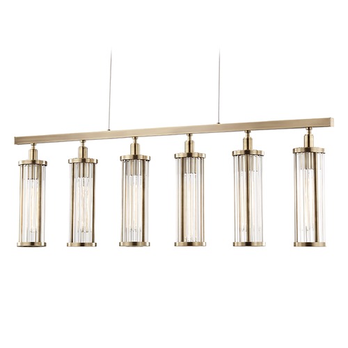 Hudson Valley Lighting Marley Aged Brass Island Light  by Hudson Valley Lighting 9146-AGB