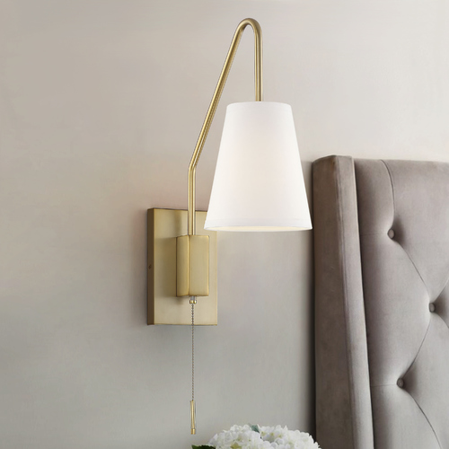 Owen Warm Brass Sconce by Savoy House