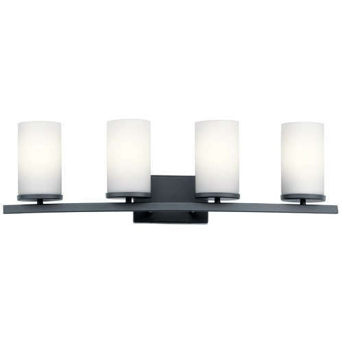 Crosby 31-Inch Black Vanity Light by Kichler Lighting