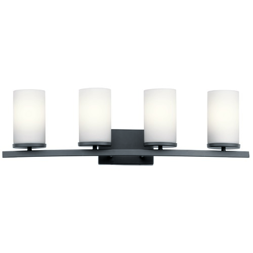 Kichler Lighting Crosby 31-Inch Black Vanity Light by Kichler Lighting 45498BK