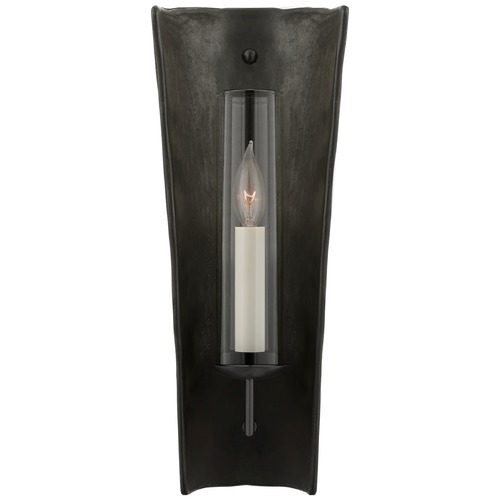 Visual Comfort Signature Collection Chapman & Myers Downey Sconce in Black & Iron by Visual Comfort Signature CHD2606SBM