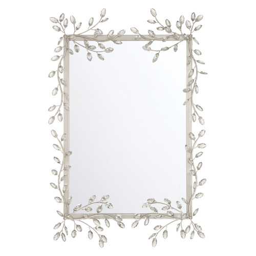 Forget-Me-Not Rectangle 31.5-Inch Decorative Mirror